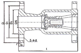 QH41 42M臥立兩用球面止回閥 QH41 42M臥立兩用球面止回閥